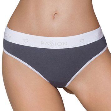 Спортивні трусики-стрінги Passion PS007 PANTIES dark grey, L SO4247 фото