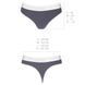 Спортивні трусики-стрінги Passion PS007 PANTIES dark grey, L SO4247 фото 3