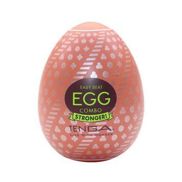 Мастурбатор-яйце Tenga Egg Combo, щільний TPE, пробник лубриканту 5 мл SO9800 фото
