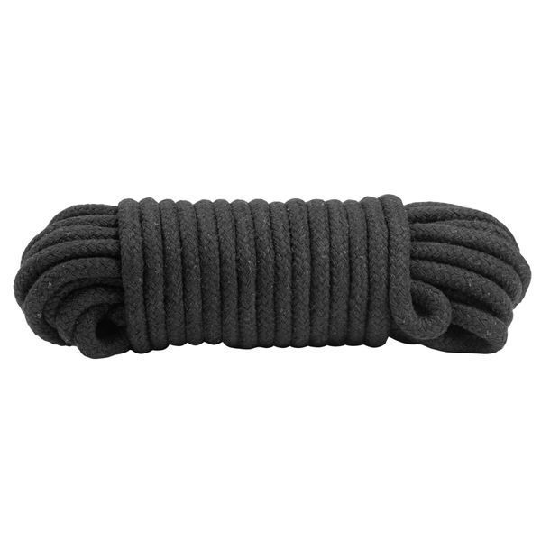 Бавовняна мотузка для шибарі Punishment &ndash; Bondage Rope &ndash; Black, 9,7 м, чорна SX2234 фото