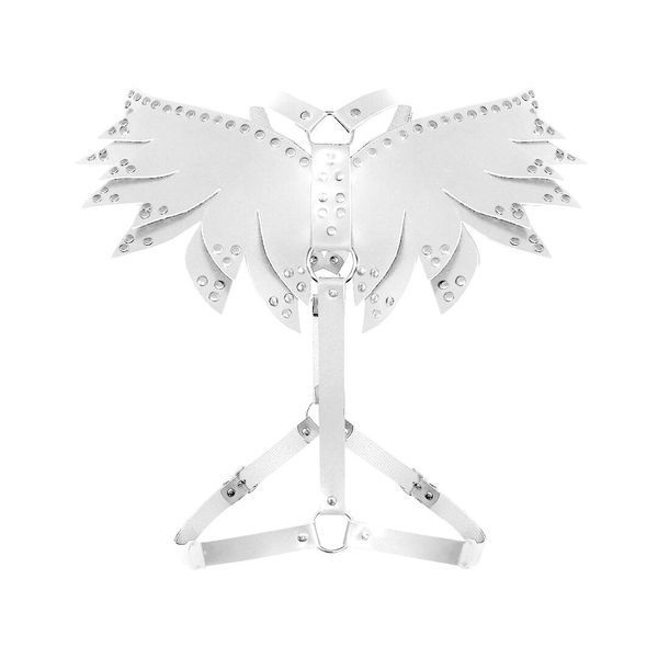 Жіноча портупея Art of Sex - Wings біла XS-M, екошкіра SX2360 фото