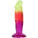 Фалоімітатор Doc Johnson Crystal Jellies - 6.5 Inch Classic Dong - Rainbow SX4489 фото 1
