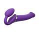 Безремінний страпон з вібрацією Strap-On-Me Vibrating Violet L, діам. 4,2 см, пульт ДК, регульований SO3826 фото 3