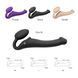 Безремінний страпон з вібрацією Strap-On-Me Vibrating Violet L, діам. 4,2 см, пульт ДК, регульований SO3826 фото 4