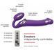 Безремінний страпон з вібрацією Strap-On-Me Vibrating Violet L, діам. 4,2 см, пульт ДК, регульований SO3826 фото 5