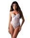Боді Obsessive Alissium Teddy White, XL/2XL, ліф з м&rsquo;якою чашкою, високі вирізи для ніг SX0596 фото 1
