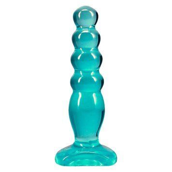Дилдо Doc Johnson Crystal Jellies - Anal Delight - 5 Inch - Teal SX4437 фото