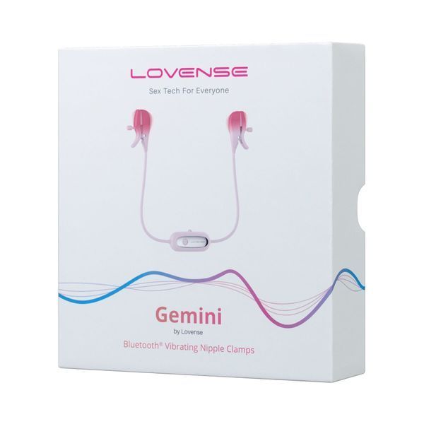 Смарт-вібратор для грудей Lovense Gemini, регулювання стискання соска, можна носити SO7487 фото