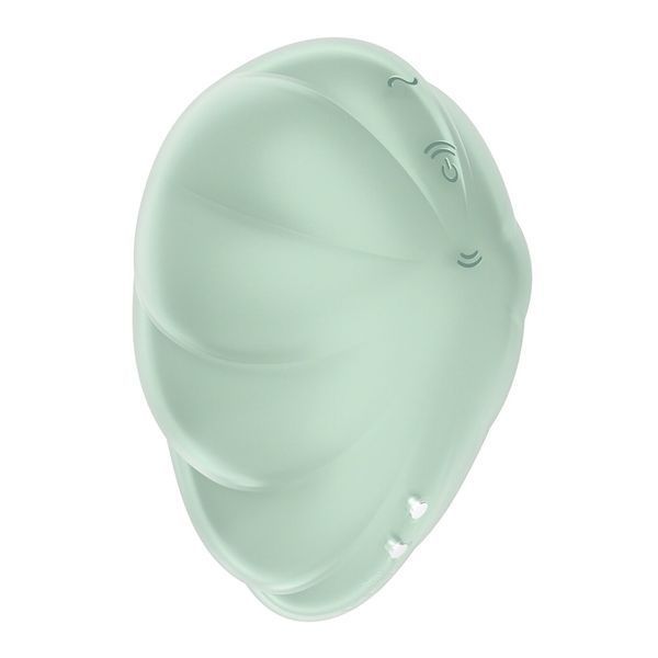 Вакуумний стимулятор з вібрацією Satisfyer Cloud Dancer Mint SO8973 фото