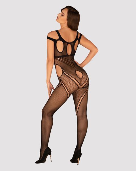 Бодістокінг Obsessive Bodystocking G322 S/M/L, фантасмагорично-силуетний крій SO7242 фото