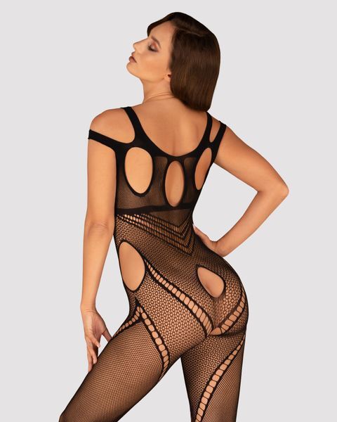 Бодістокінг Obsessive Bodystocking G322 S/M/L, фантасмагорично-силуетний крій SO7242 фото