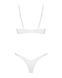 Комплект Obsessive Alissium 2-pcs set, XL/2XL, мереживо, ліф з м&rsquo;якою чашкою, трусики танга SX0605 фото 1