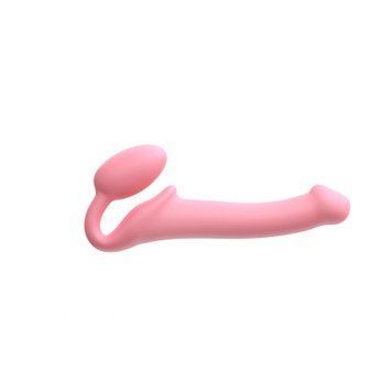 Безремінний страпон Strap-On-Me Rose L, повністю регульований, діаметр 3,7 см SX2569 фото