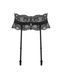 Пояс для панчіх Obsessive Nutris garter belt, XL/2XL, мереживний, з довгими пажами SX1174 фото 1