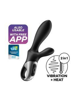 Універсальний смарт-вібратор з підігрівом Satisfyer Heat Climax + (м'яте паковання!!!) SO6091-R фото