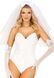 Фата нареченої Leg Avenue Tiered bridal veil O/S Whie SO9232 фото 1