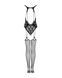 Бодістокінг Obsessive Bodystocking G324 S/M/L black, силуетний малюнок SO7245 фото 6
