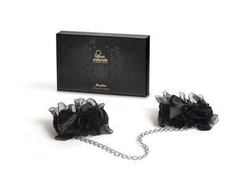 Наручники Bijoux Indiscrets - Frou Frou Organza handcuffs, атлас і органза, подарункове паковання SO2329 фото