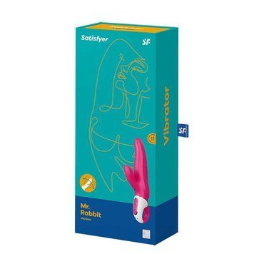 Потужний вібратор-кролик Satisfyer Vibes Mr. Rabbit, два мотори, литий силікон, 12 режимів роботи SO2199 фото