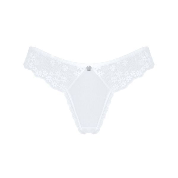 Напівпрозорі трусики Obsessive Heavenlly panties XS/S, відкриті сідниці SO8169 фото