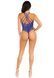 Тедді Leg Avenue Thong teddy with strappy back, One Size, синє, еластичне мереживо, низ &mdash; стрінги SX1082 фото 5
