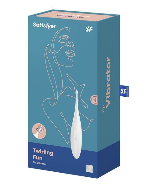 Вібратор для клітора Satisfyer Twirling Fun White SO5418 фото