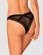Мереживні трусики із заниженою талією Obsessive Estiqua panties XS/S, black SO7705 фото 1