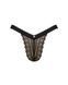 Мереживні трусики із заниженою талією Obsessive Estiqua panties XS/S, black SO7705 фото 2