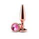 Анальна пробка NS Novelties Rear Assets - Tapered - Medium - Rose Gold - Pink SX4389 фото 1