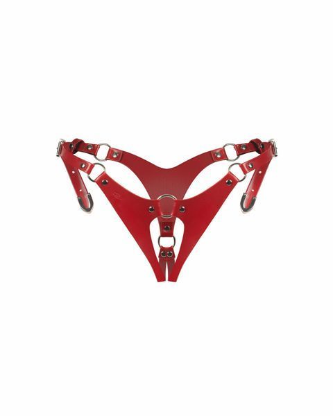 Трусики Obsessive Inferro crotchless thong S/M/L SX3598 фото
