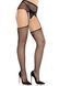 Колготки-панчохи Leg Avenue Backseam Net Stockings з поясом для панчіх, один розмір, чорні SX2761 фото 6
