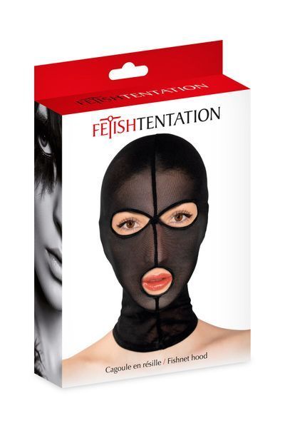 Капюшон Fetish Tentation Feshnet Hood, напівпрозора сітка SX1374 фото