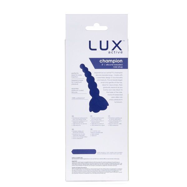 Анальний ланцюжок Lux Active с розой - Champion Rose SX3925 фото