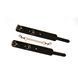 Наручники Liebe Seele Boudoir Amor Wrist Cuffs Black, з&rsquo;єднувальний ланцюжок на карабінах SX1669 фото 4