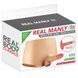 Силіконові трусики з порожнистим фалоімітатором Real Body Real Manly Hollow, S/M, для нього SO9956 фото 4