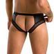 Чоловічі труси з ланцюжком Passion 030 SLIP TOM L/XL Black, екошкіра, відкриті сідниці SO7561 фото 5