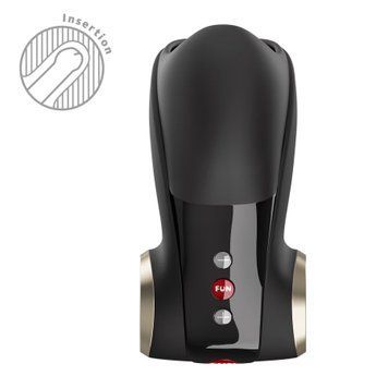 Мастурбатор для головки пеніса Fun Factory COBRA LIBRE II Black, 2 мотори, гра без рук SX4304 фото