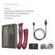 Смартвібратор 3в1 Zalo &mdash; Queen Set Wine Red, пульсівна перлина та вакуум, кристал Swarovski SO6662 фото 10