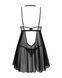 Бебі-дол Obsessive Donarella babydoll & thong, XS/S, мереживний ліф, чокер та стрінги в комплекті SX1137 фото 4