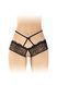 Трусики з відкритим доступом Fashion Secret Celia Black, лямки на талії SX2612 фото 3