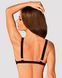Мереживний бюстгальтер із трикутною чашкою Obsessive Estiqua bra XS/S, чорний, широкі лямки SO7258 фото 2