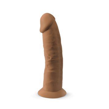 Фалоімітатор SilexD Henry Caramel (MODEL 2 size 7.5in), двошаровий, силікон + Silexpan, діаметр 4,8 см SX3434 фото