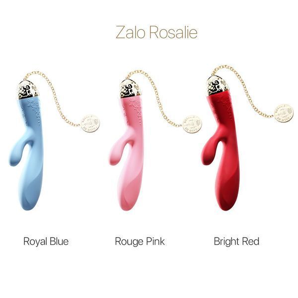 Смартвібратор-кролик Zalo &mdash; Rosalie Rouge Pink SO6666 фото