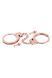 Металеві наручники Fetish Tentation Premium Chick wrist cuffs in rose-gold metal, рожеве золото SX1091 фото 3