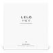 Презервативи LELO HEX Condoms Original 36 Pack, тонкі та суперміцні SO8131 фото 1