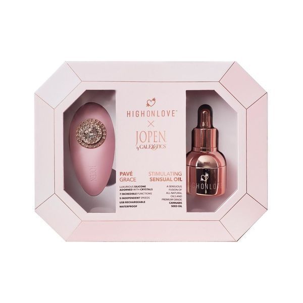 Подарунковий набір HighOnLove & JOPEN: Objects of Desire (краплі для клітора і вібратор з кристалами) SO3375 фото