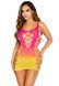 Сукня Leg Avenue Seamless Ombre Faux Lace Up Mini Dress One Size Sunset SX2776 фото 1