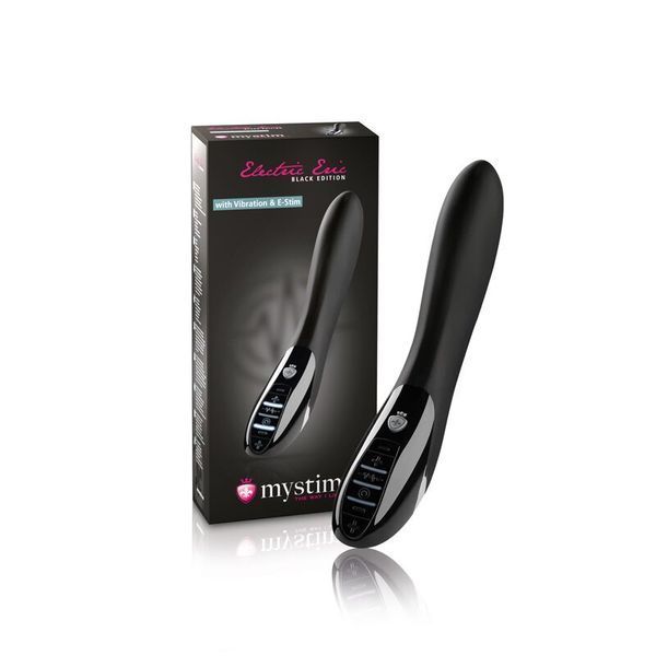 Вібратор з електростимуляцією Mystim Electric Eric eStim Black, міостимулятор SO2987 фото