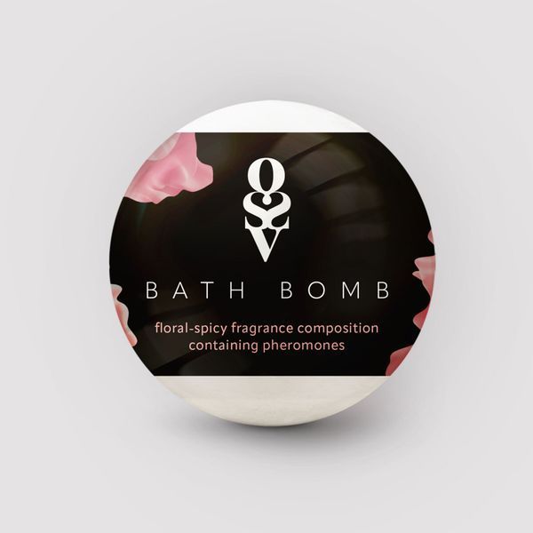 Бомбочка для ванни з феромонами Obsessive Bath bomb Floral - Spicy (100 г) SX1879 фото