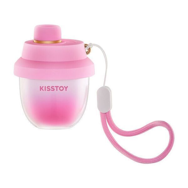Вакуумний стимулятор-брелок KISSTOY Kiss Pods, 5 рівнів інтенсивності + Turbo-режим, 2 насадки SX1339 фото